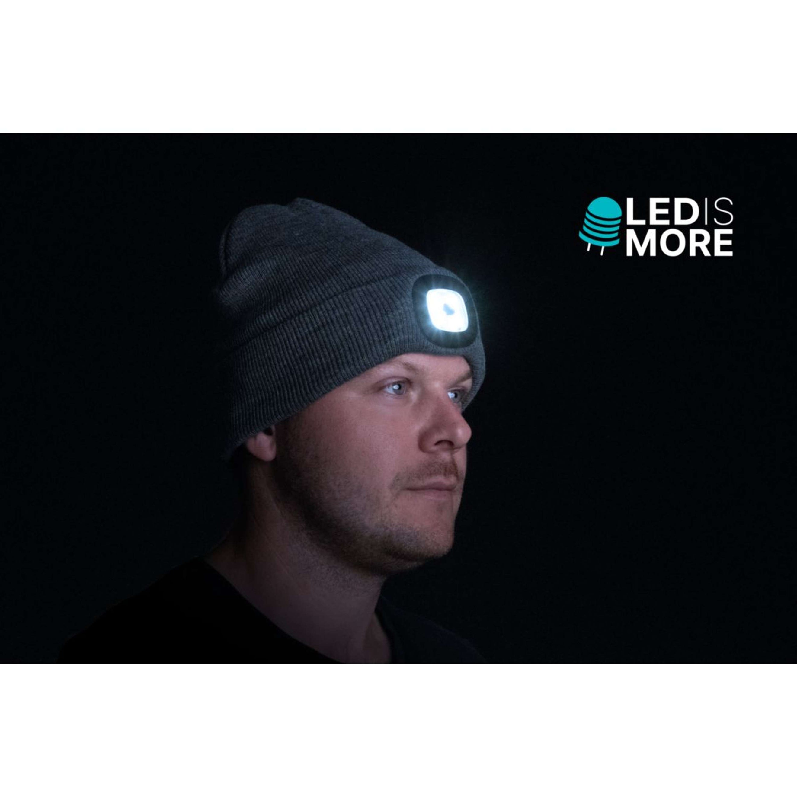 Led is More Berretto Grigio