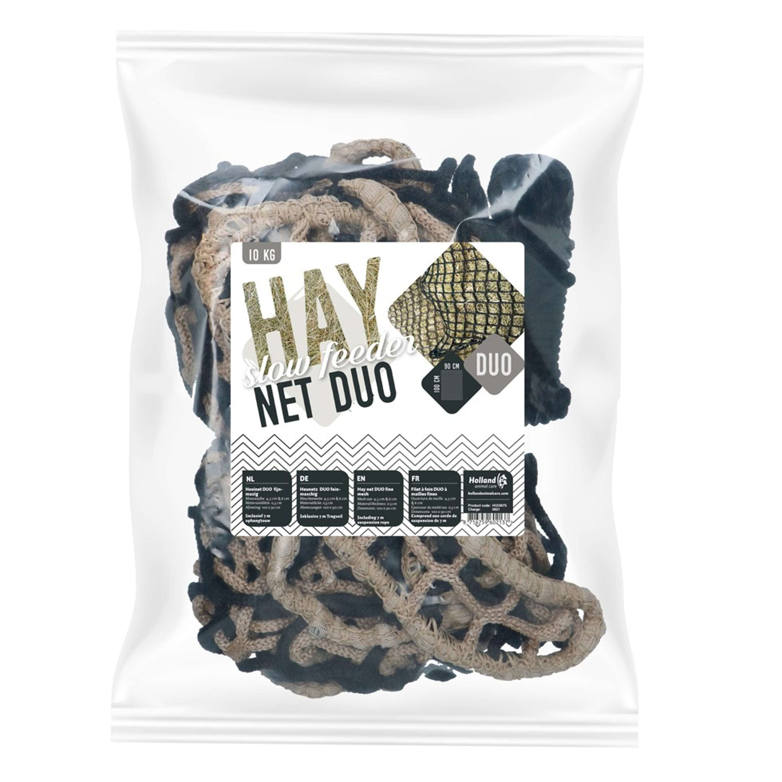Excellent Hay Slowfeeder Plastica Nero/Bianco