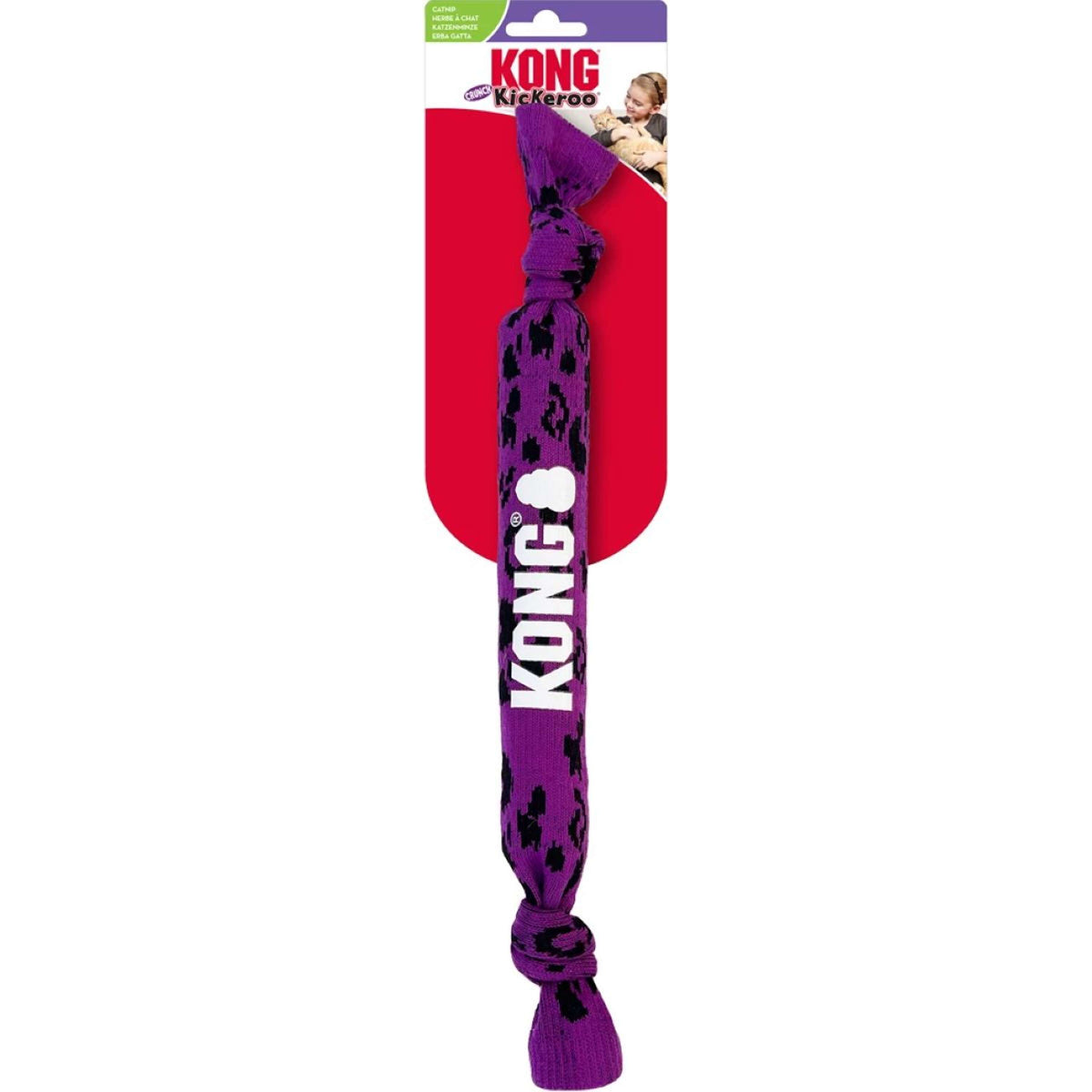 KONG Giocattoli Kickeroo Crunch Viola