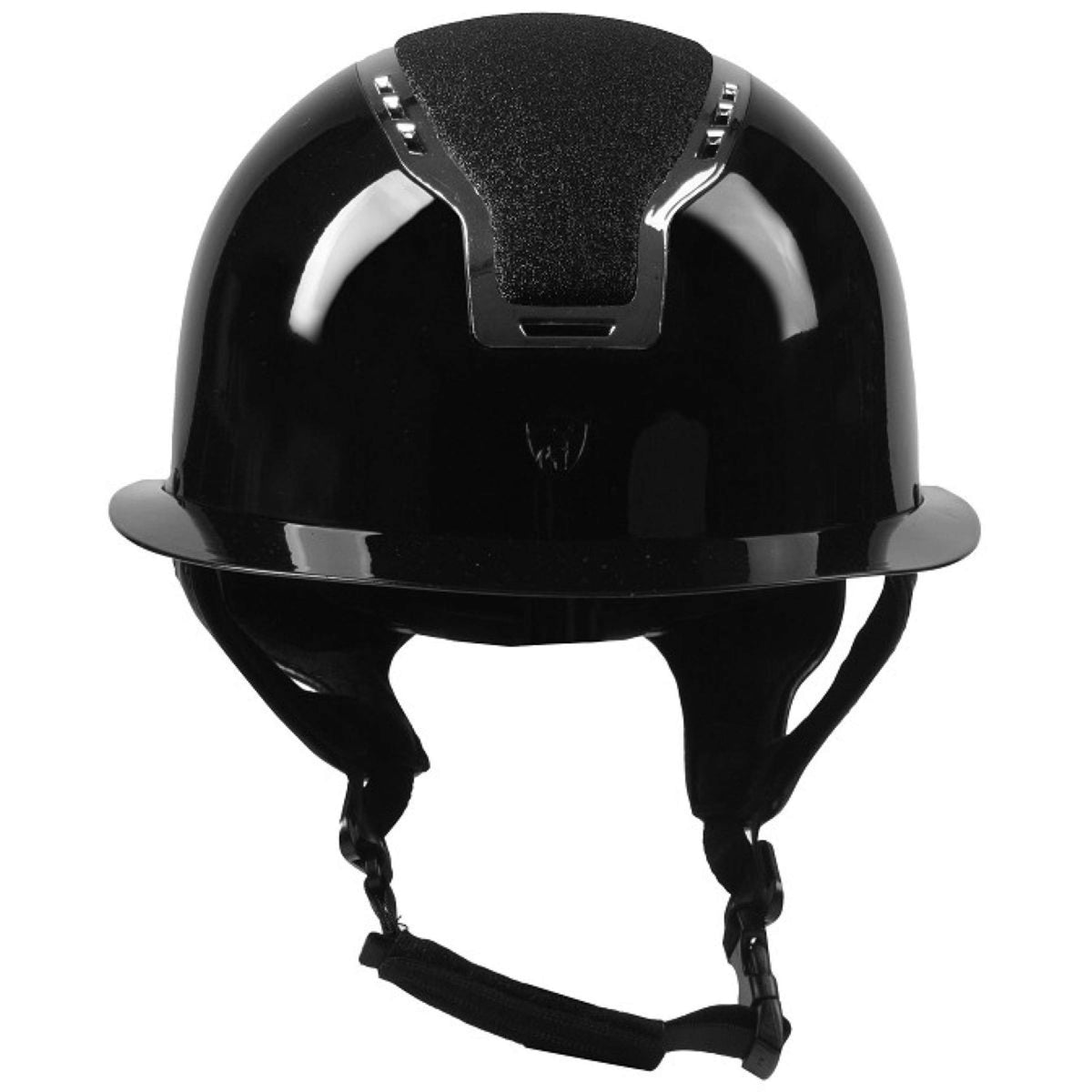 HORKA Casco da equitazione Gaudi Glossy Nero Argento