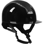 HORKA Casco da equitazione Gaudi Glossy Nero Argento