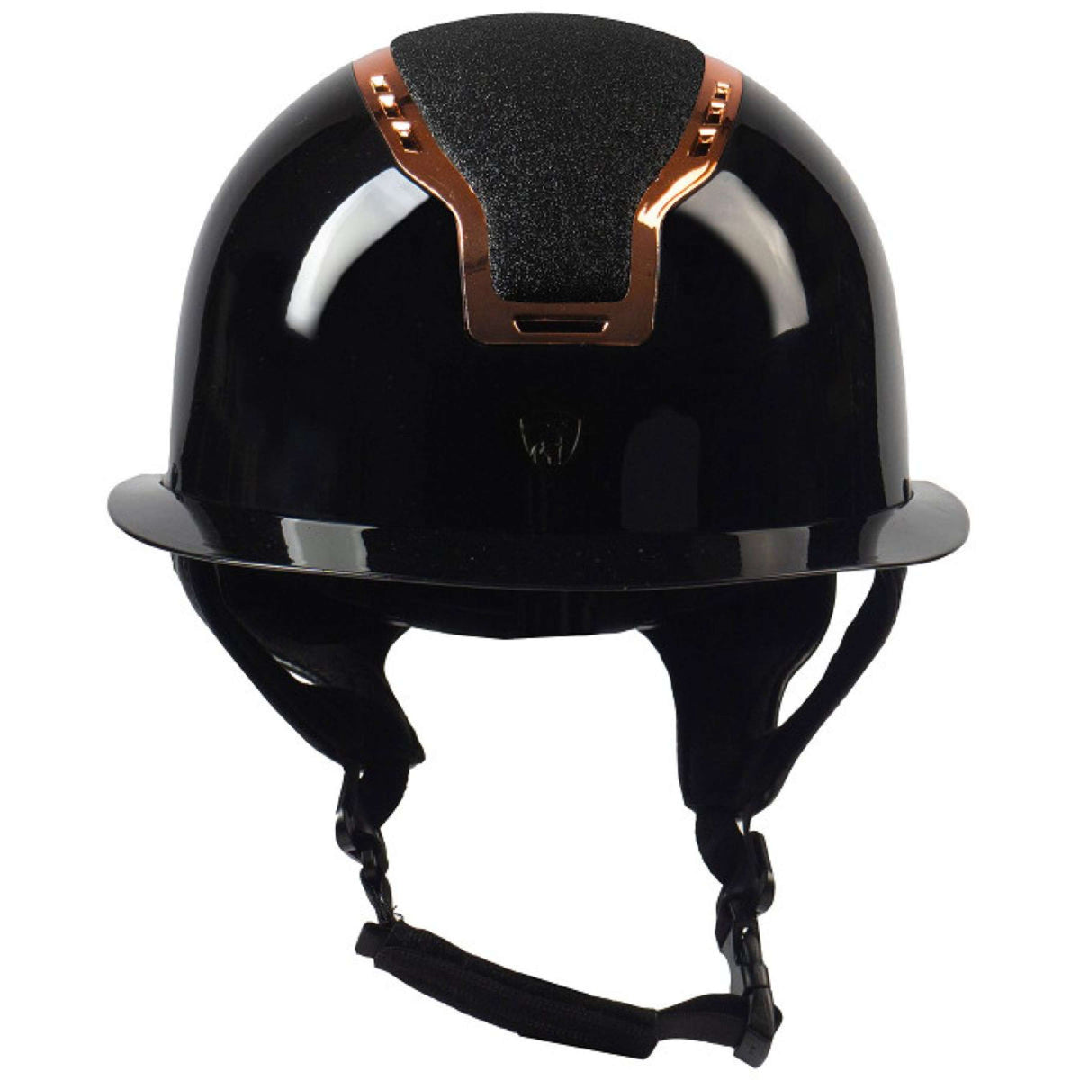 HORKA Casco da equitazione Gaudi Glossy Nero/Rosa