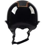 HORKA Casco da equitazione Gaudi Glossy Nero/Rosa