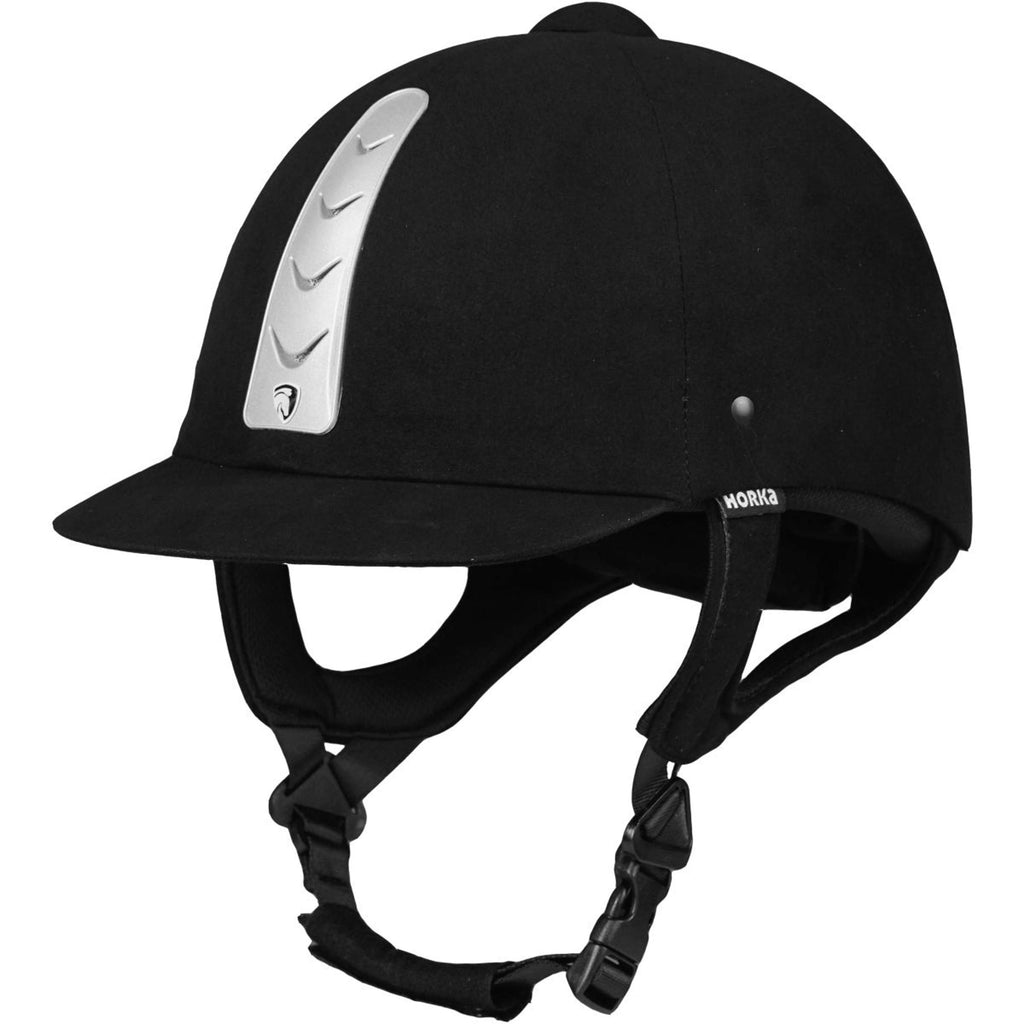 HORKA Casco da equitazione Hawk Nero