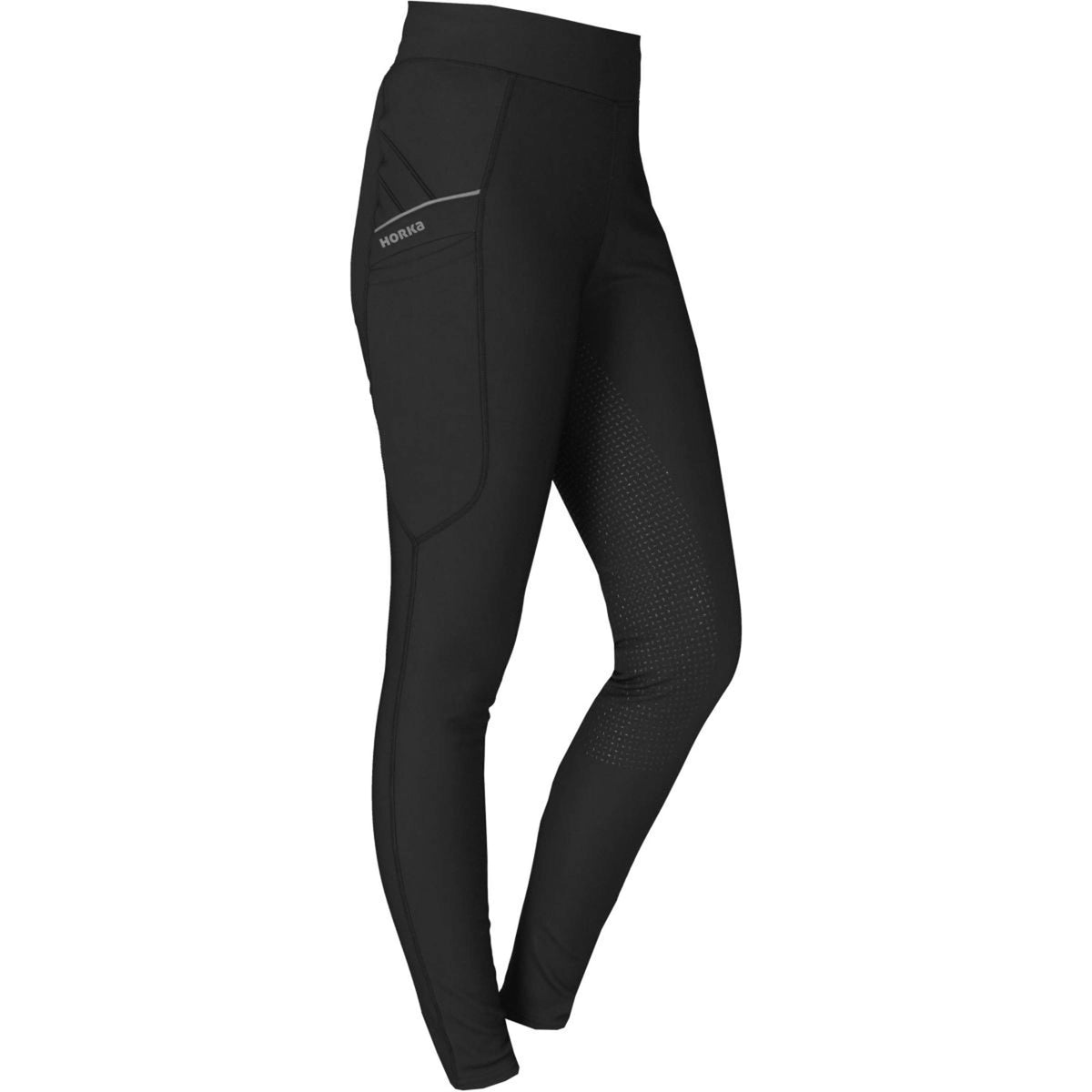 HORKA Leggings da Equitazione Lyric Winter Nero