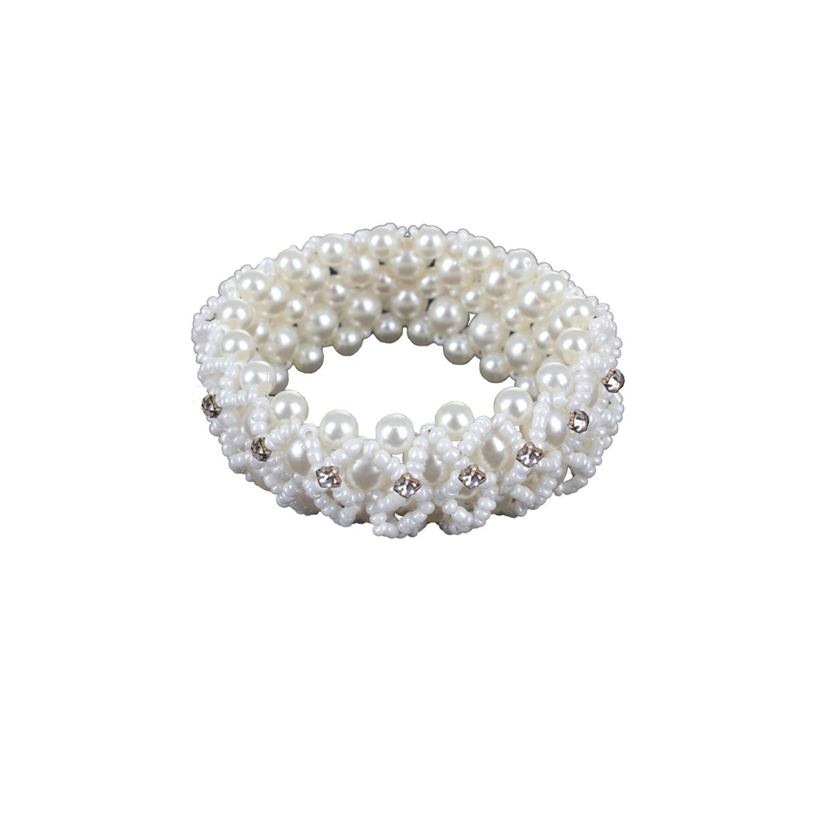 HORKA Fermaglio per capelli Crystal Bianco HORKA Fermaglio per capelli Crystal Bianco