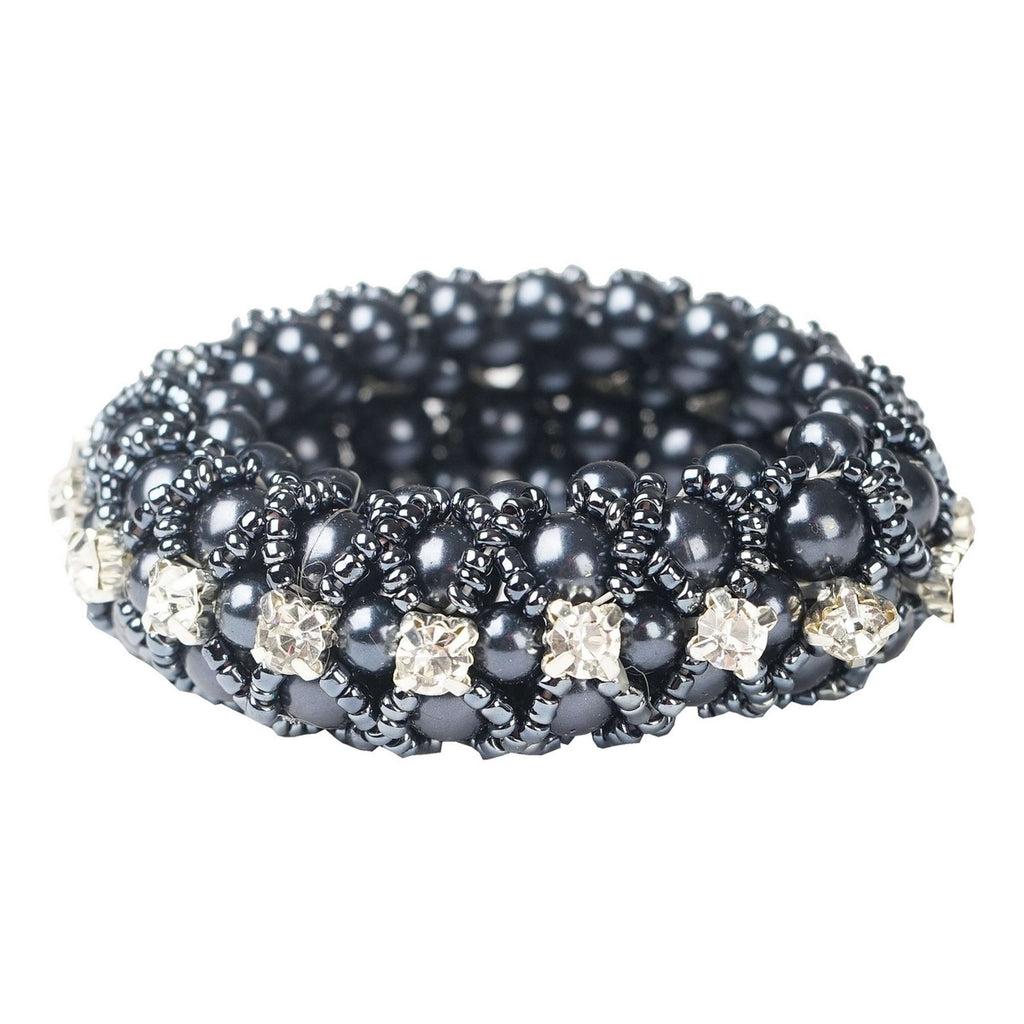 HORKA Fermaglio per capelli Crystel Pearl Blu