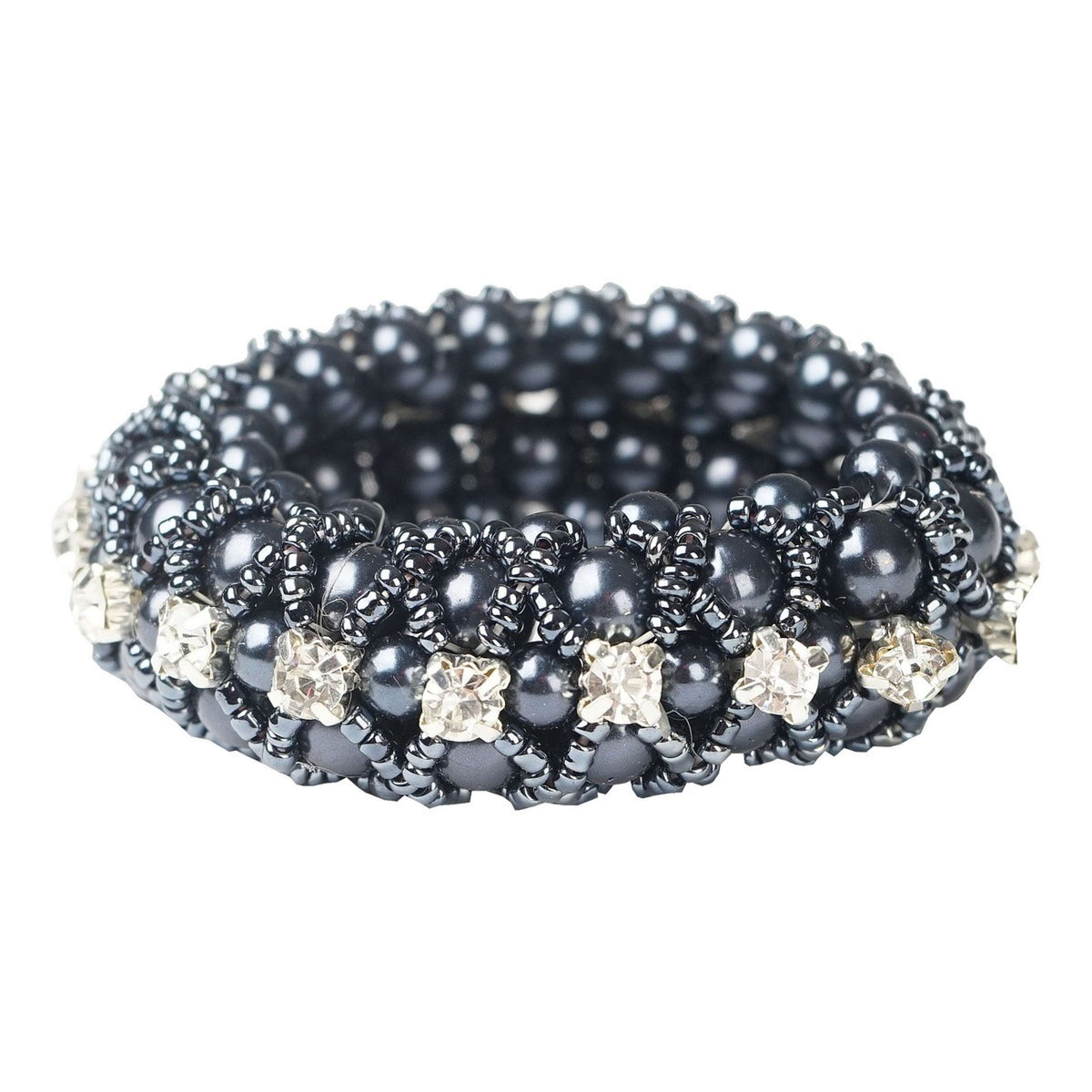 HORKA Fermaglio per capelli Crystel Pearl Blu