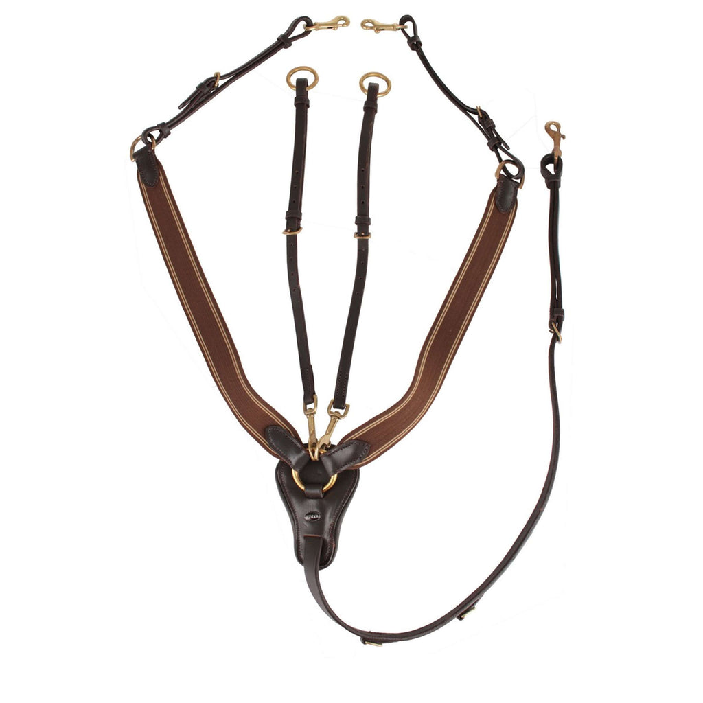 HORKA Pettorale Elastisch Marrone/Oro