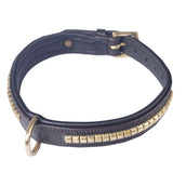 HORKA Collare per Cane Leer Clincher Marrone/Oro