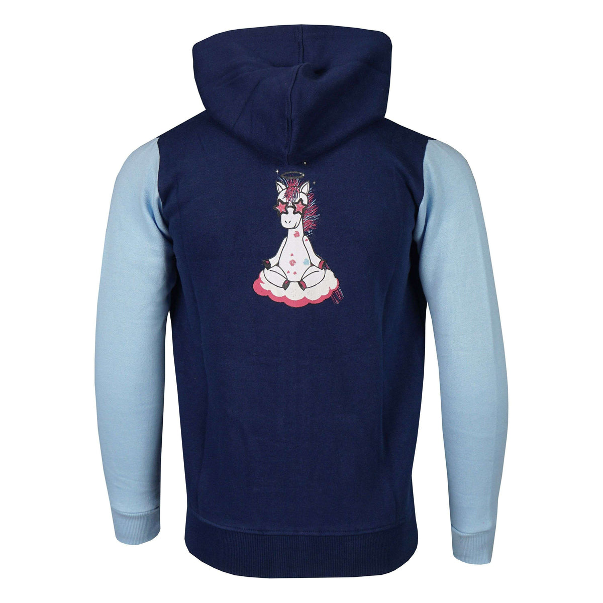 HORKA Felpa con cappuccio e zip Filo Blu