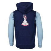 HORKA Felpa con cappuccio e zip Filo Blu