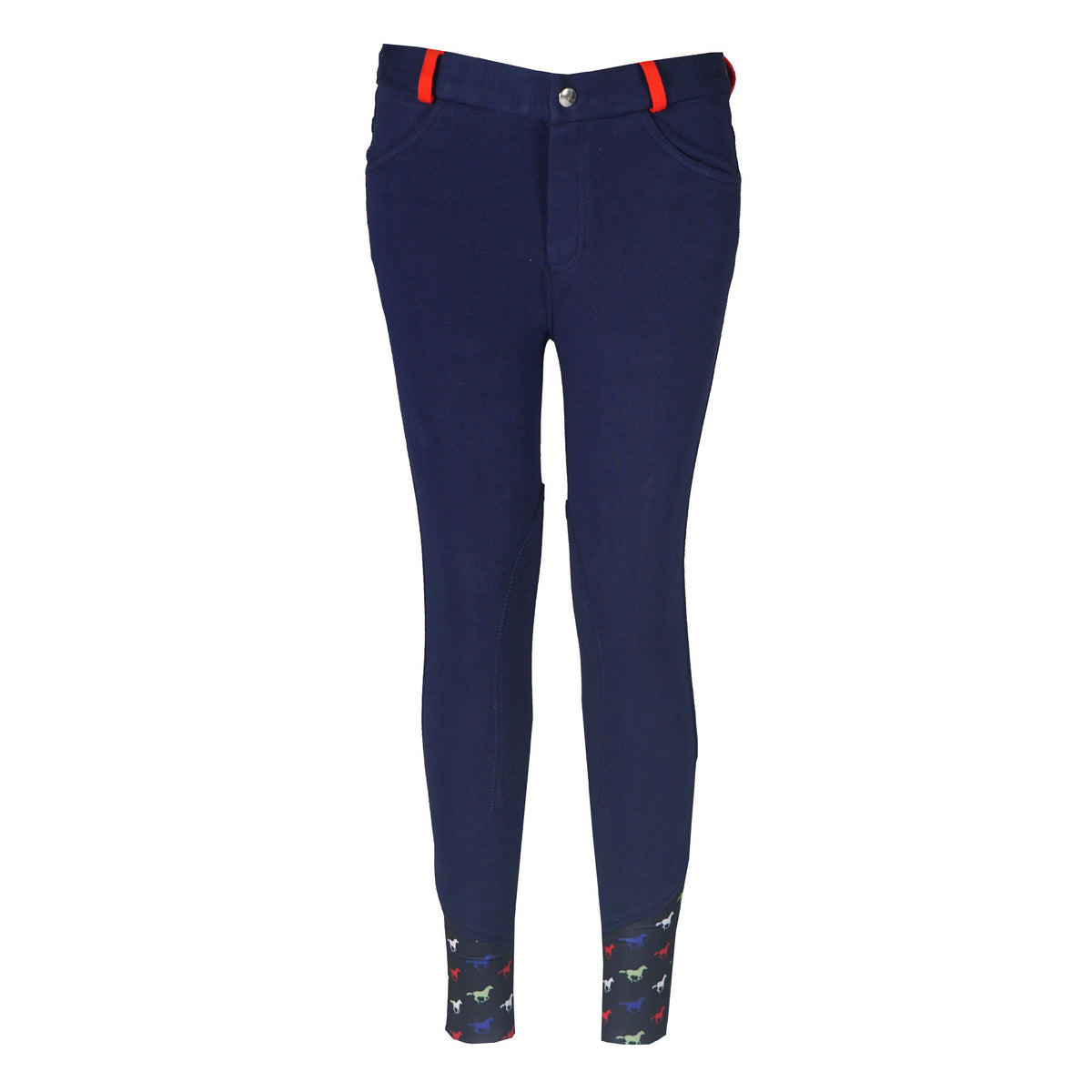 Red Horse Pantaloni da Equitazione Tiki Blu