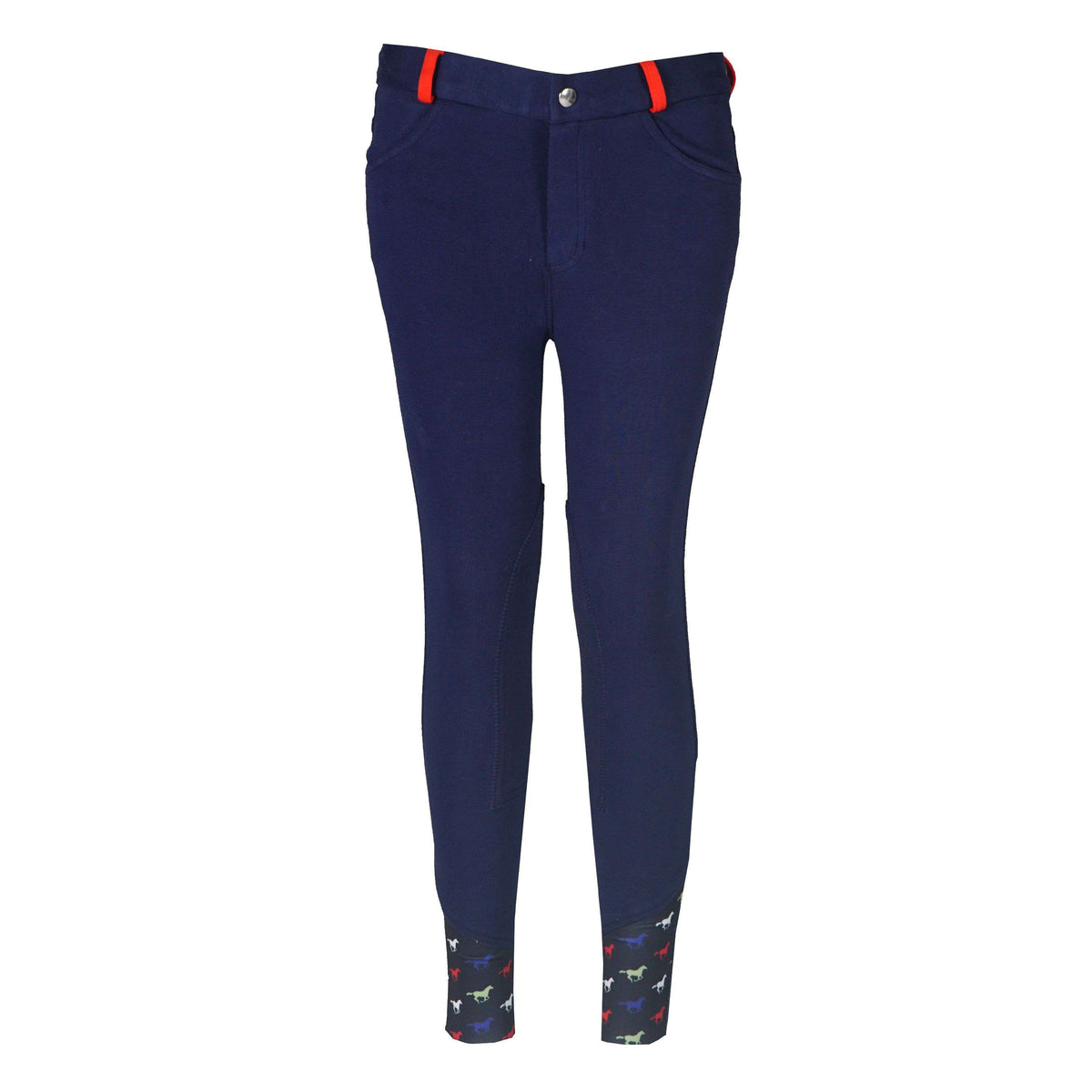 Red Horse Pantaloni da Equitazione Tiki Blu