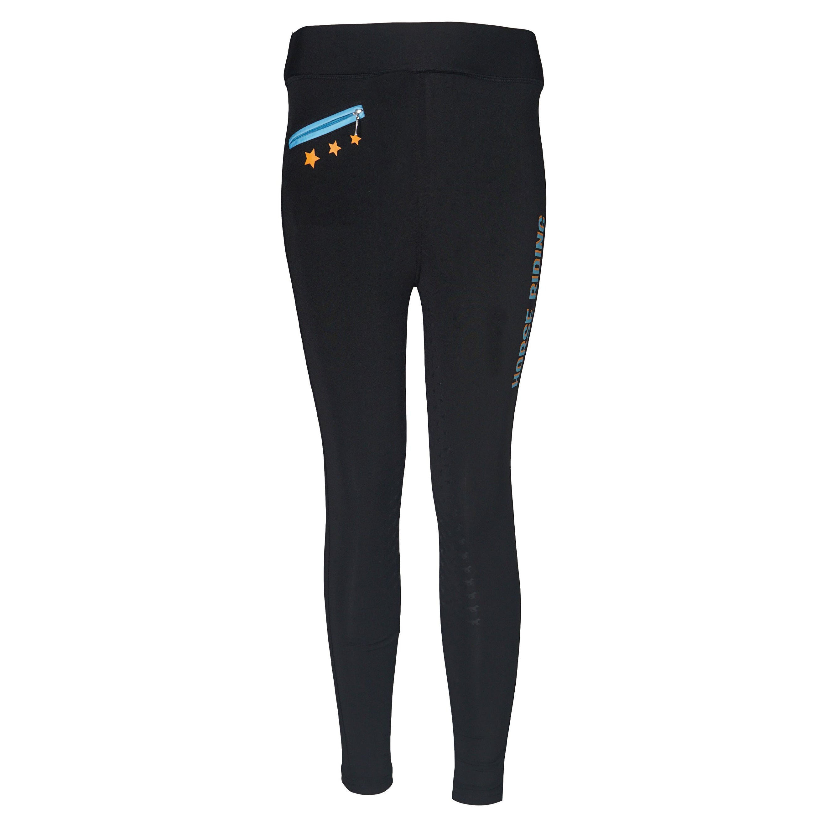Red Horse Leggings da Equitazione Nina Nero