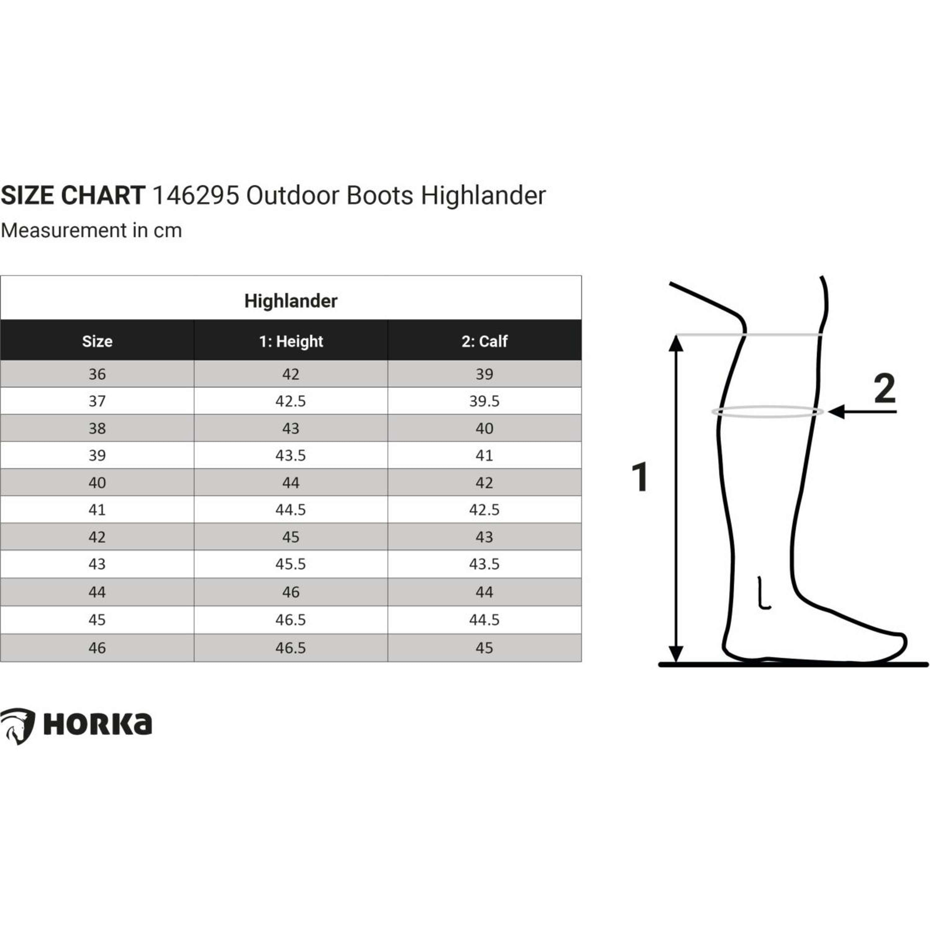 HORKA Stivali da Esterno Highlander Lang Blu