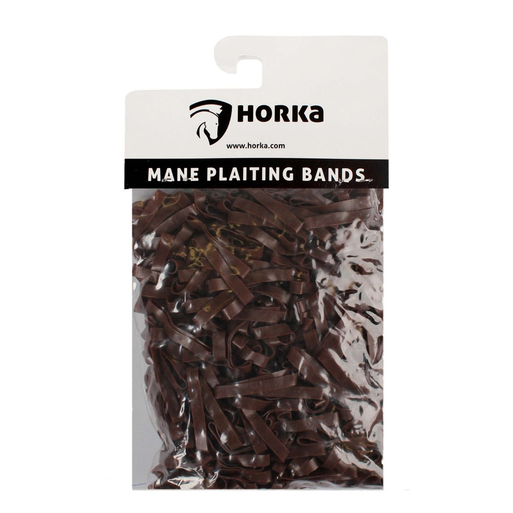 HORKA Elastici per trecce Breed Marrone