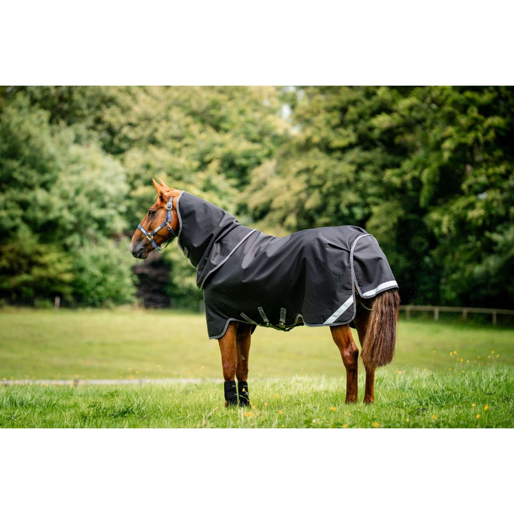 Rambo Turnout 1680D Plus 100g Nero/Grigio temporale/Argento