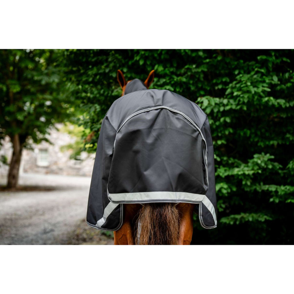 Rambo Turnout 1680D Plus 100g Nero/Grigio temporale/Argento