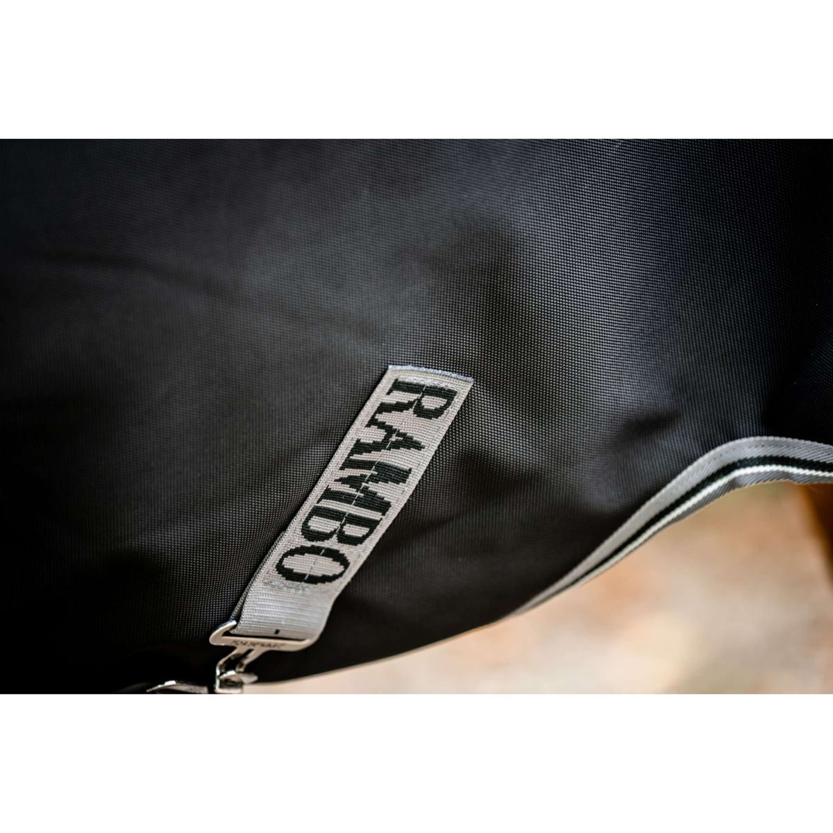 Rambo Turnout 1680D Plus 100g Nero/Grigio temporale/Argento