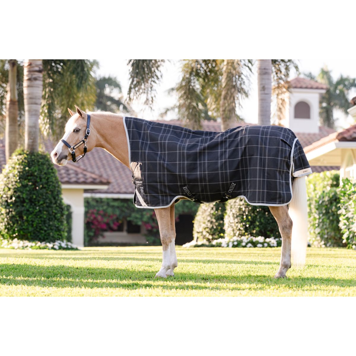 Rhino Wug Turnout Pony 0g Nero/Grigio/Bianco Chk/Grigio