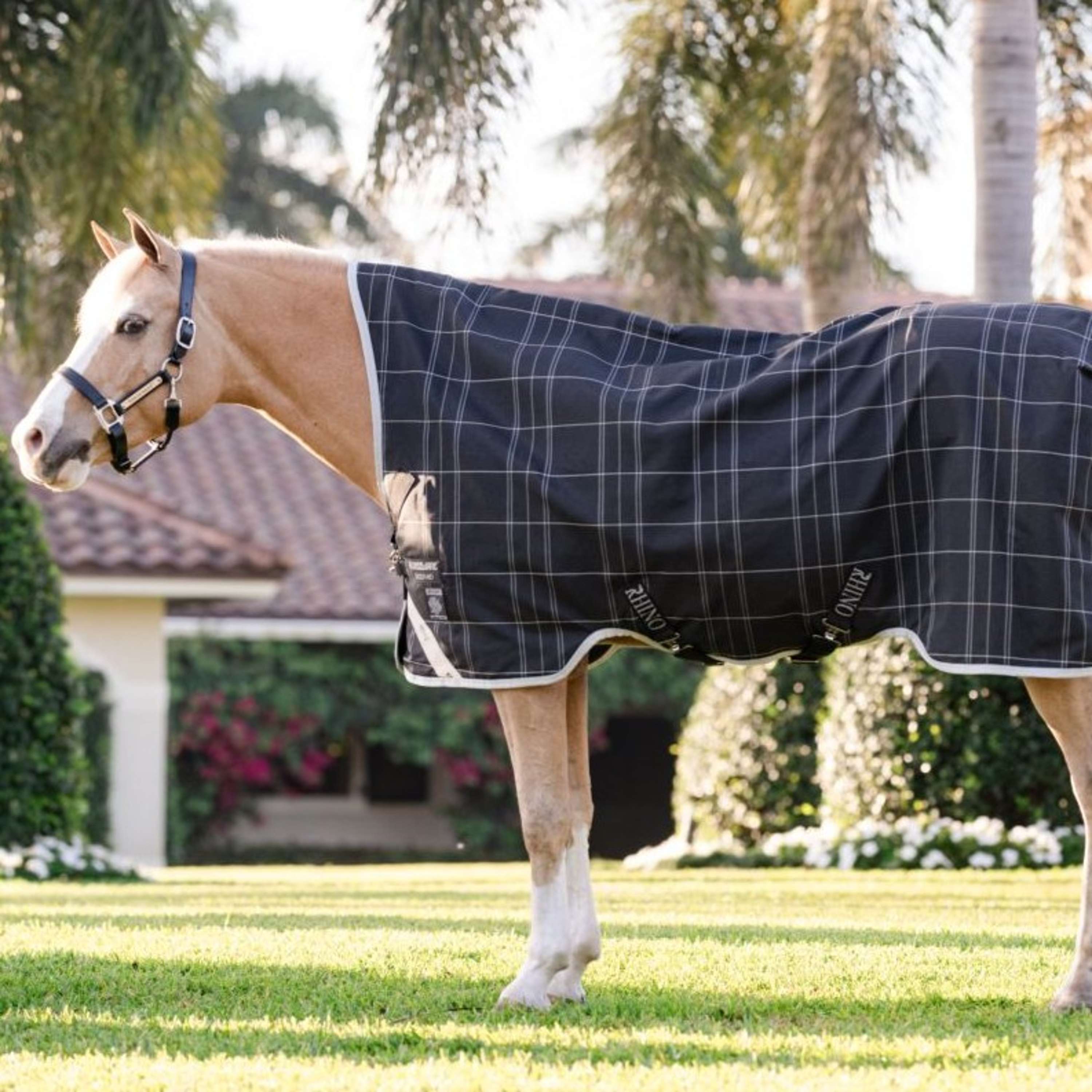 Rhino Wug Turnout Pony 0g Nero/Grigio/Bianco Chk/Grigio