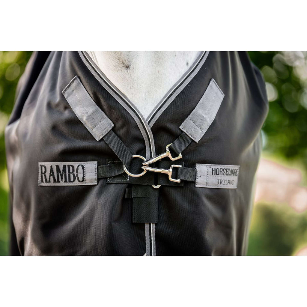 Rambo Turnout 1680D 100g Nero/Grigio temporale/Argento