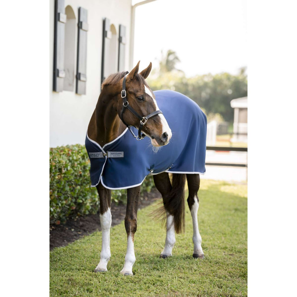 Amigo Coperta Rinfrescante Jersey për Pony Blu marino/Grigio titanio/Argento