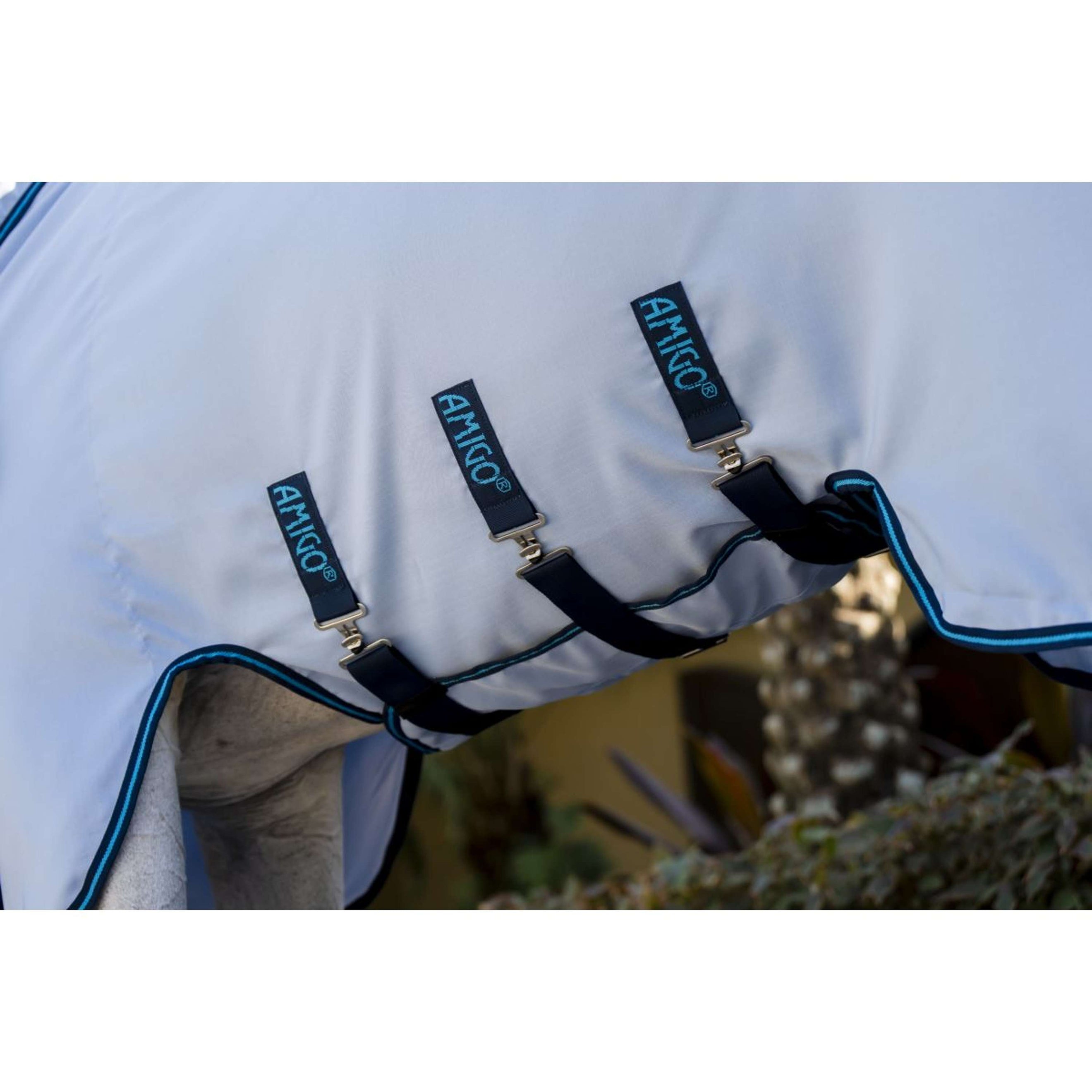 Amigo Felpa con cappuccio Ripstop Azure Blue/Navy/Electric Blue