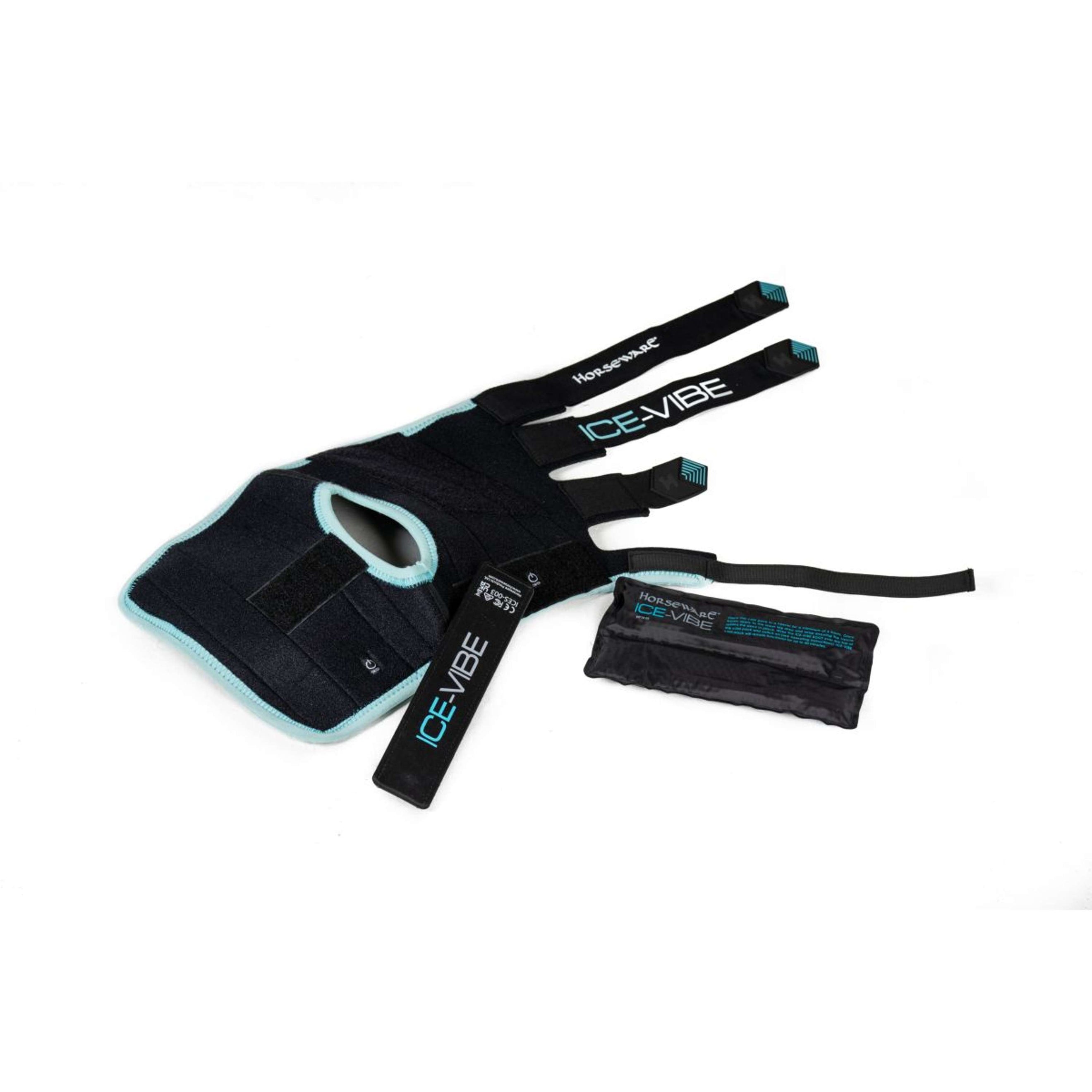 Ice-Vibe Avvolgimento del garretto II 2 Pezzi Nero/Acqua Ice-Vibe Avvolgimento del garretto II 2 Pezzi Nero/Acqua