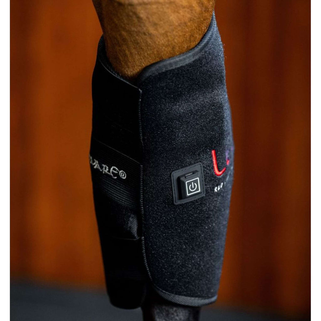 Horseware GUIDATO Red Light Therapy Left Hock Boot Nero
