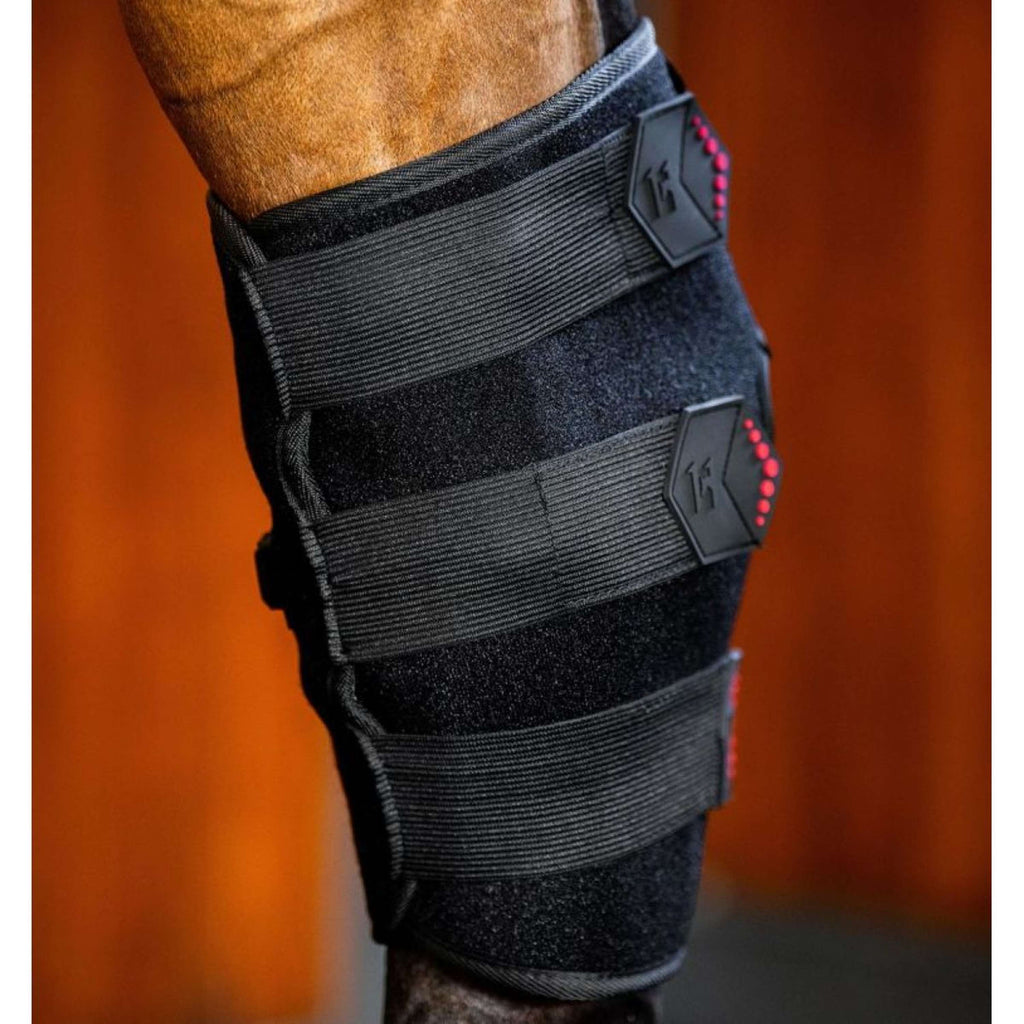 Horseware GUIDATO Red Light Therapy Left Hock Boot Nero