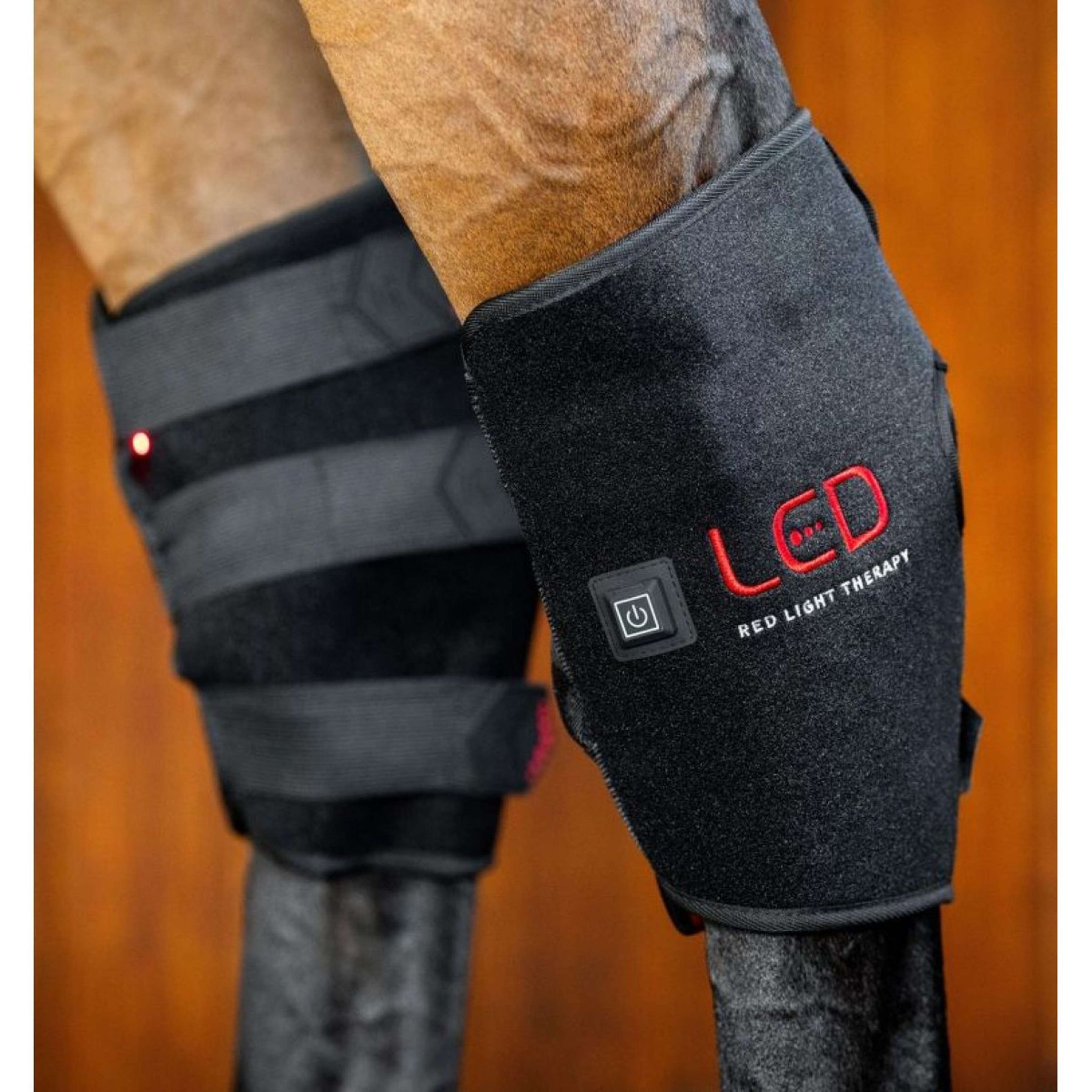 Horseware GUIDATO Red Light Therapy Right Hock Boot Nero