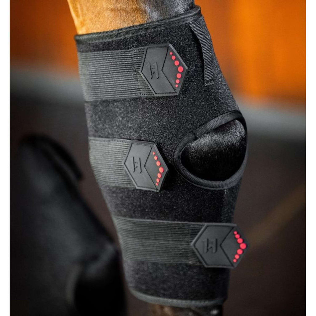Horseware GUIDATO Red Light Therapy Left Hock Boot Nero