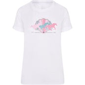 Imperial Riding T-Shirt Horses and Mermaids Bianco