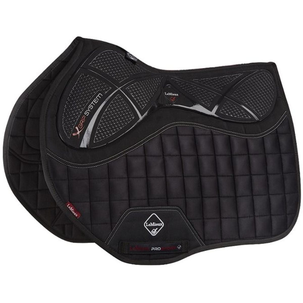 LeMieux Sottosella X-Grip Square EuroJump Nero