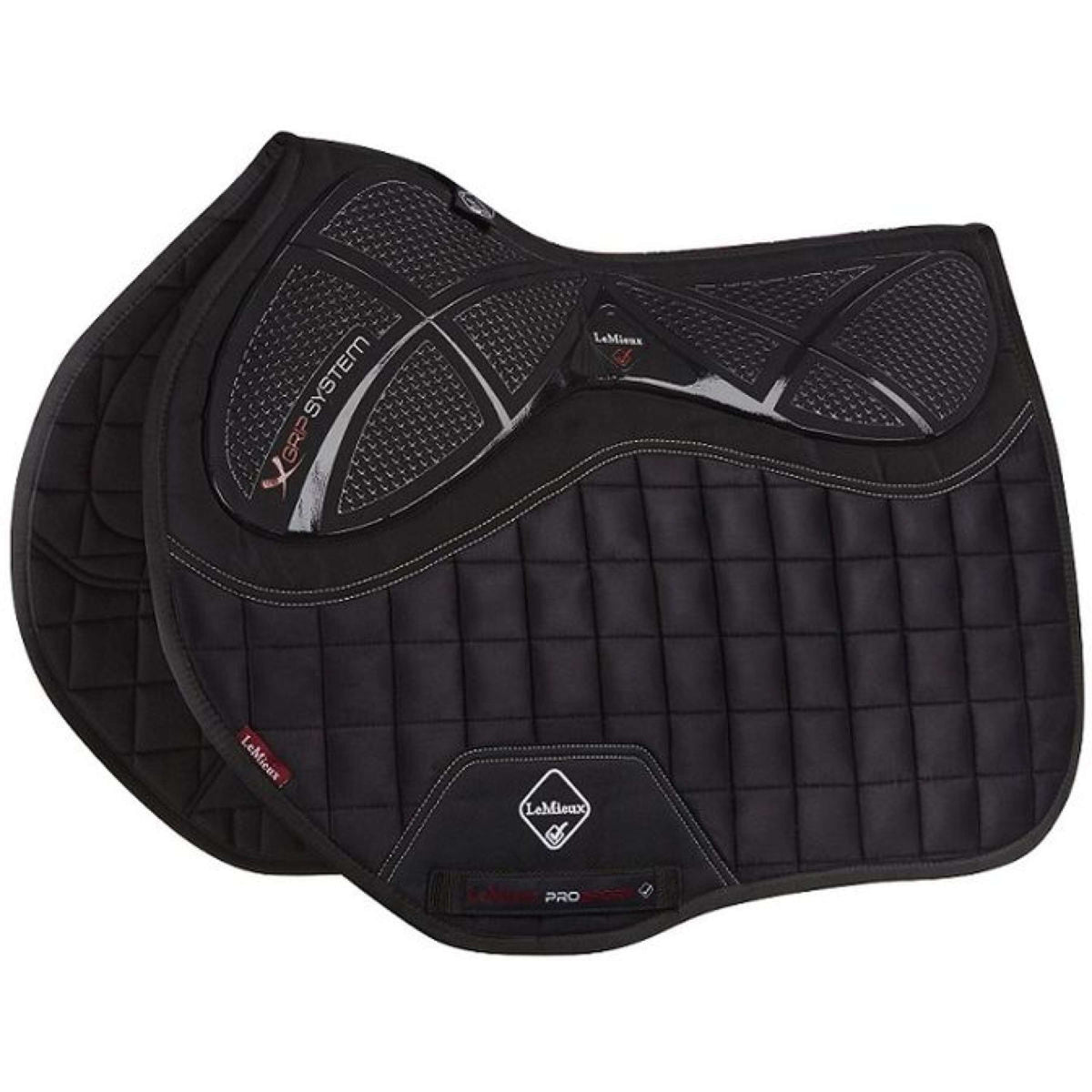 LeMieux Sottosella X-Grip Square EuroJump Nero