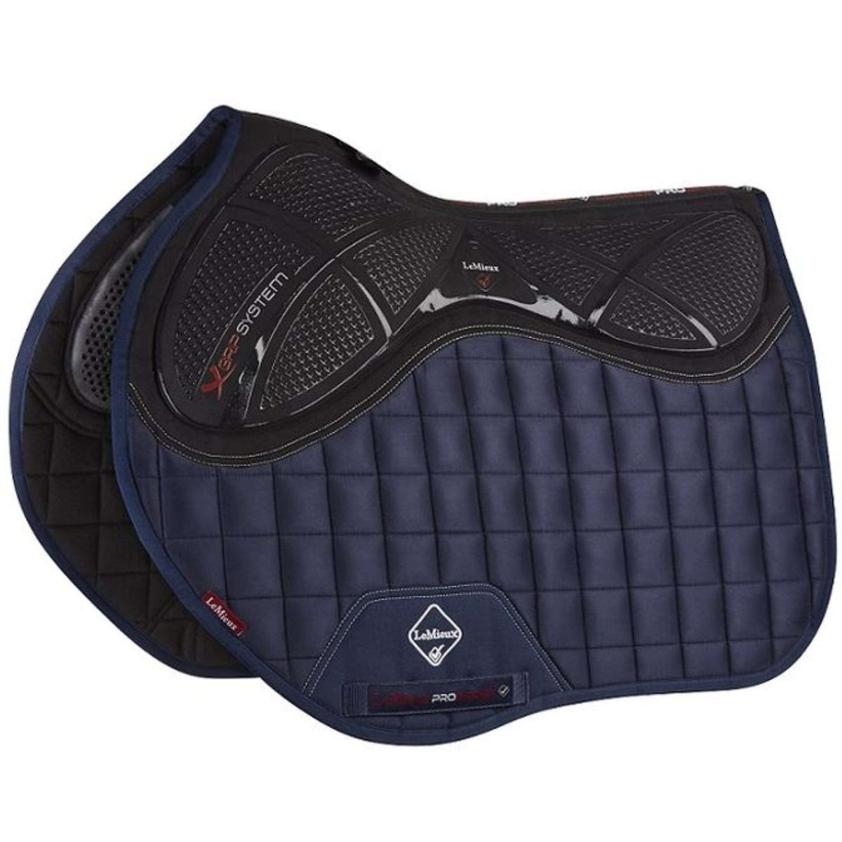 LeMieux Sottosella X-Grip Twin Square EuroJump Navy