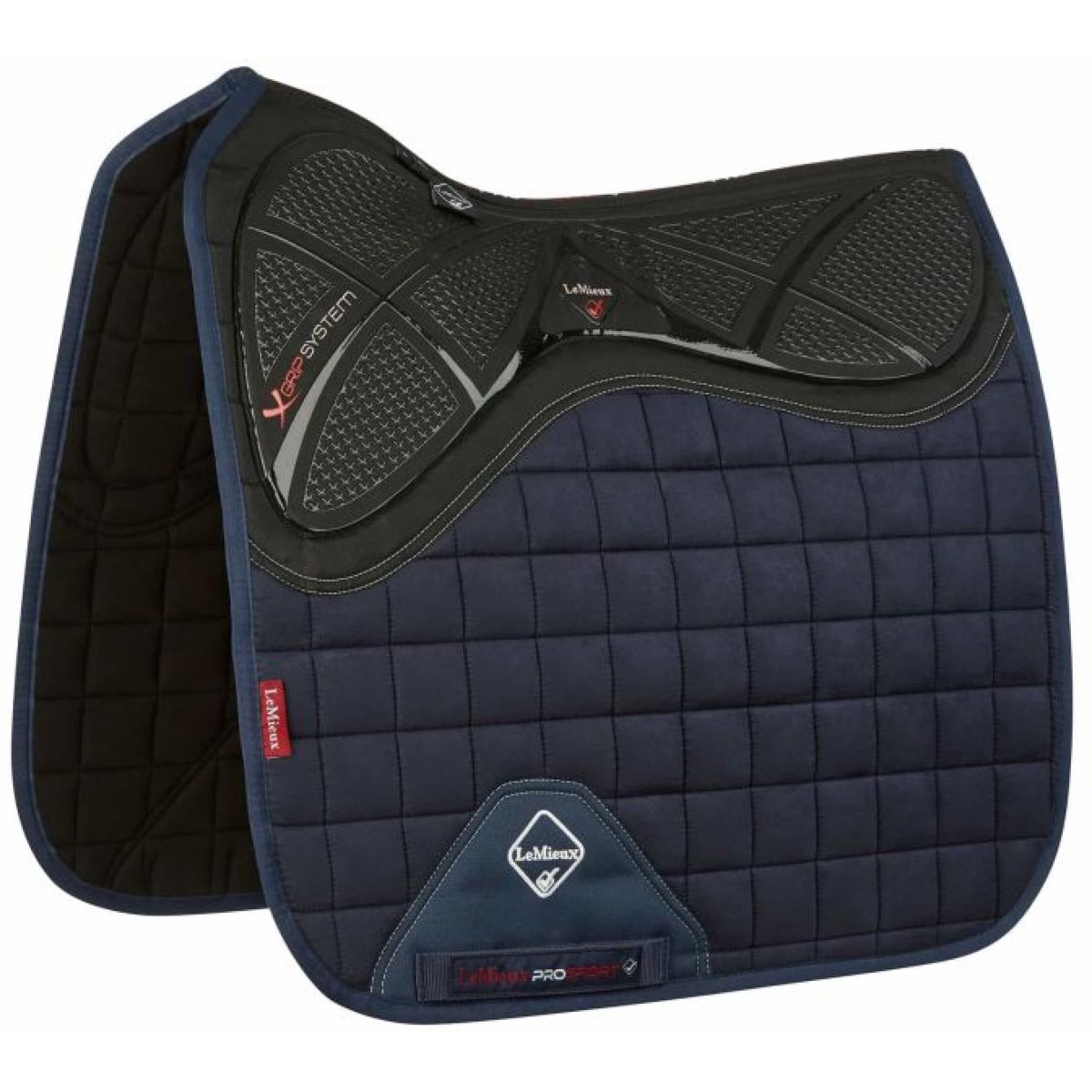 LeMieux Sottosella X-Grip Dressage quadrata Navy