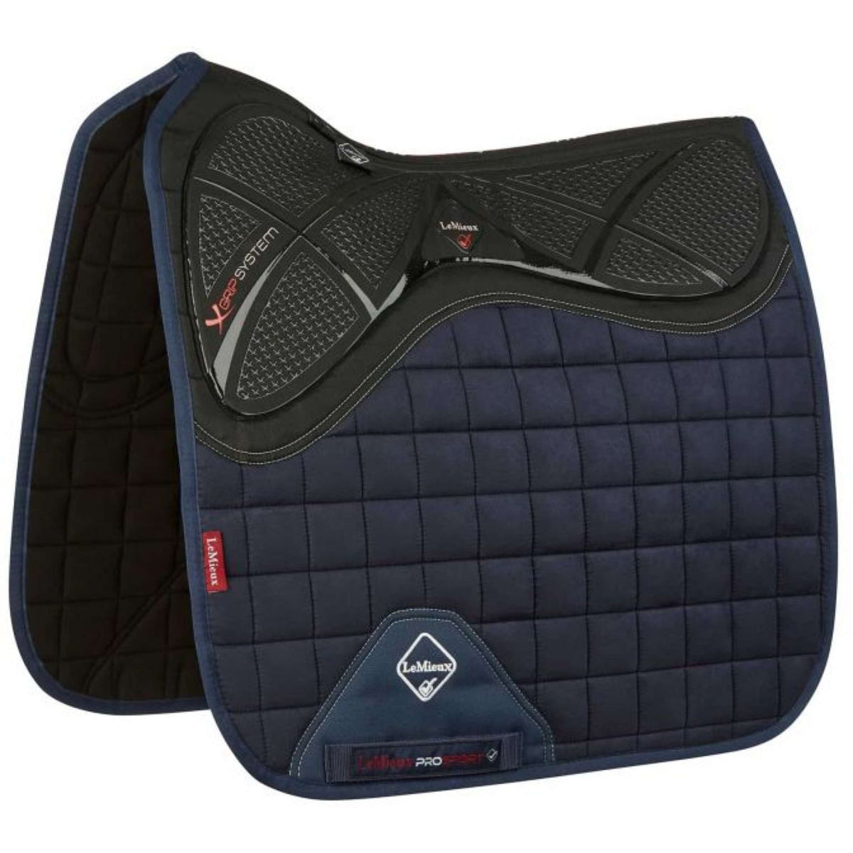 LeMieux Sottosella X-Grip Dressage quadrata Navy