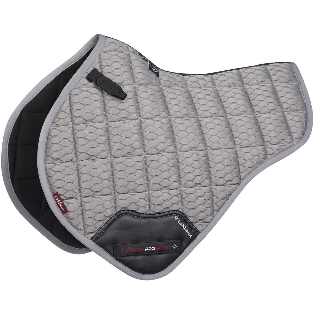 LeMieux Sottosella Carbon Mesh Air CC Half Square CC Grigio