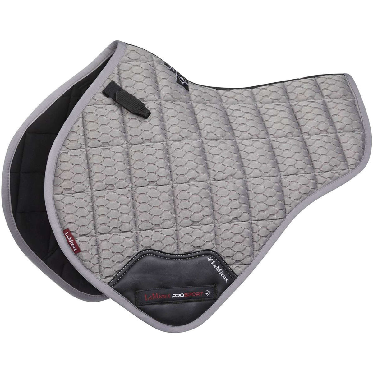 LeMieux Sottosella Carbon Mesh Air CC Half Square CC Grigio