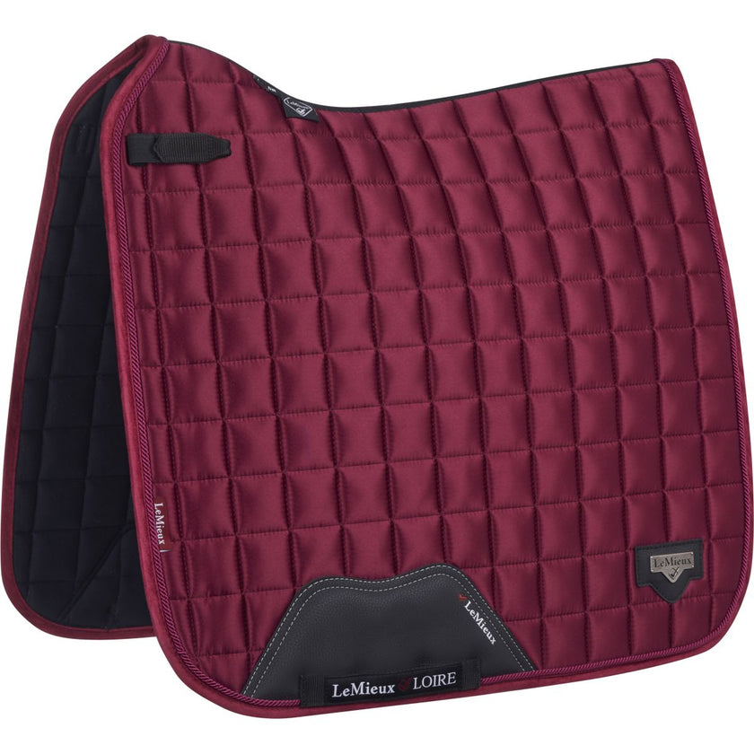 LeMieux Sottosella Loire Classico Satin Square Dressage Mulberry LeMieux Sottosella Loire Classico Satin Square Dressage Mulberry