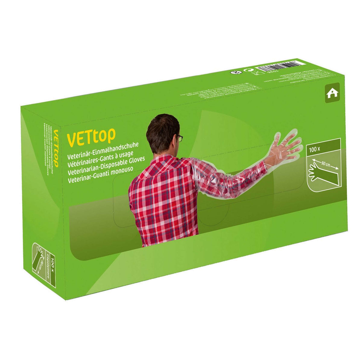 Kerbl Guanto da Esame Vettop Lang