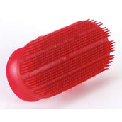 Kerbl Striglia a denti metallici Rosso