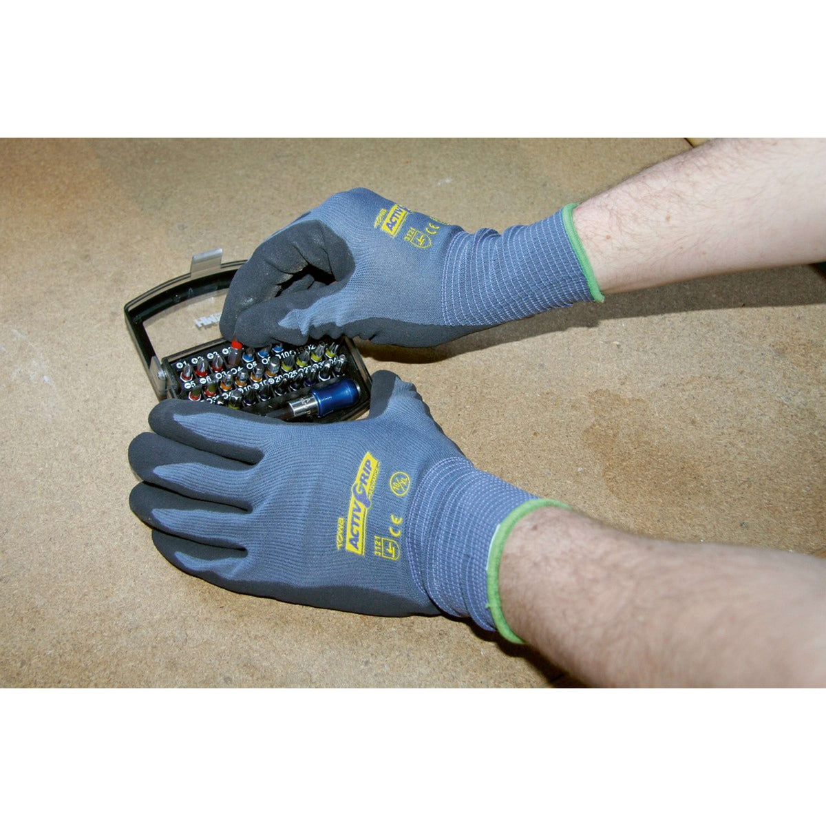 Keron Guanto Active Grip Advance Blu/Nero