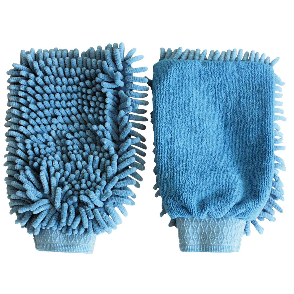 Kerbl Guanto da Strigliatura Microfibra Royal Blue