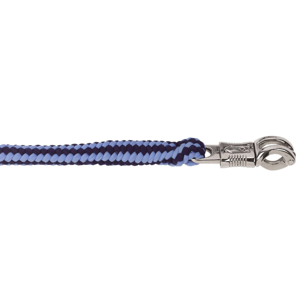 Covalliero Corda per Cavezza Hippo con Gancio di Panico Blu marino/azzurro