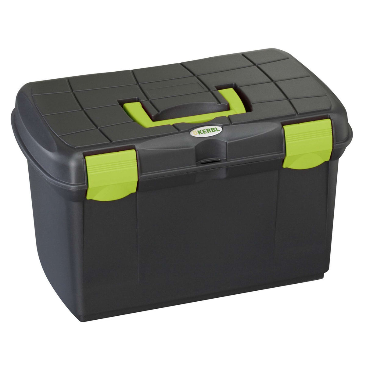 Kerbl Scatola portaoggetti con inserto rimovibile Nero/Pistacchio