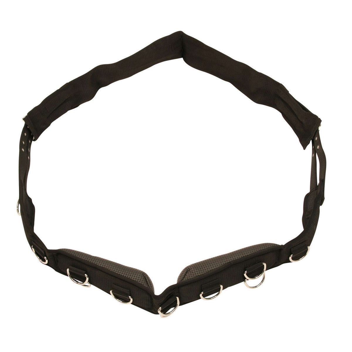 Kerbl Anello di affondo Eurohorse 9 anelli regolabili Nero